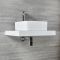 White Floating Shelf & Counter Top Basin