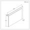 Milano Bexley - Dark Oak Modern Wall Hung Mirror - 700mm x 500mm
