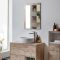 Milano Bexley - Light Oak Modern Wall Hung Mirror - 700mm x 500mm
