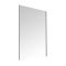 Milano Oxley - White Modern Wall Hung Mirror - 700mm x 500mm