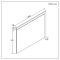 Milano Bexley - Light Oak Modern Wall Hung Mirror - 1000mm x 750mm