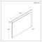 Milano Bexley - Light Oak Modern Wall Hung Mirror - 1000mm x 750mm