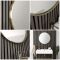 Milano - Brushed Gold Round Wall Hung Mirror - 600mm