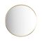 Milano Annalise - Brushed Brass Round Wall Hung Mirror - 600mm