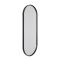Milano Gianna - Black Oval Wall Hung Mirror - 1000mm x 400mm
