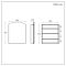 Milano Raya - Modern Mirrored Cabinet - 600mm x 750mm