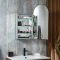Milano Ava - Modern Arched Mirrored Cabinet - 400mm x 750mm