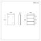 Milano Cleo - Modern Mirrored Cabinet - 500mm x 660mm