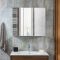 Milano Cleo - Modern Mirrored Cabinet - 760mm x 660mm