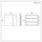 Milano Cleo - Modern Mirrored Cabinet - 760mm x 660mm