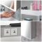 Milano Amelia - Modern LED Mirrored Cabinet - 750mm x 750mm
