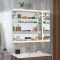 Milano Amelia - Modern LED Mirrored Cabinet - 750mm x 750mm