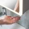 Milano Amelia - Modern LED Mirrored Cabinet - 900mm x 750mm