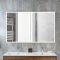 Milano Amelia - Modern LED Mirrored Cabinet - 1200mm x 750mm