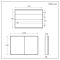 Milano Amelia - Modern LED Mirrored Cabinet - 1200mm x 750mm