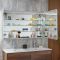 Milano Ossa - Modern LED Anti-Fog LED Mirrored Cabinet - 1200mm x 750mm