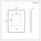 Milano Dawson - Modern Anti-Fog LED Mirror - 600mm x 800mm