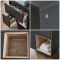 Milano Bexley - 600mm Wall Hung Open Shelf Vanity Unit - Choice of Basin, Finish and LED Light