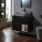 Milano Bexley - 800mm Wall Hung Open Shelf Vanity Unit - Choice of Basin, Finish and LED Light