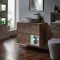 Milano Bexley - 800mm Wall Hung Open Shelf Vanity Unit - Choice of Basin, Finish and LED Light