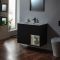 Milano Bexley - 810mm Wall Hung Open Shelf Vanity Unit with Basin - Choice of Finish, Basin and LED Light