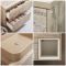 Milano Bexley - 1000mm Wall Hung Open Shelf Vanity Unit - Choice of Elements Basin, Finish and LED Light