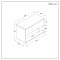 Milano Bexley - 1000mm Wall Hung Open Shelf Vanity Unit - Choice of Elements Basin, Finish and LED Light