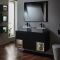 Milano Bexley - 1200mm Wall Hung Open Shelf Vanity Unit - Choice of Basin, Finish and LED Light