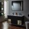 Milano Bexley - 1210mm Wall Hung Open Shelf Vanity Unit with Double Basin - Choice of Finish, Basin and LED Light