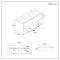 Milano Bexley - 1212mm Wall Hung Open Shelf Vanity Unit with Elements Double Basin - Choice of Basin, Finish and LED Light