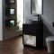 Milano Bexley - 600mm Open Shelf Vanity Unit - Choice of Finish, Basin and LED Light