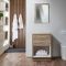 Milano Bexley - 600mm Open Shelf Vanity Unit - Choice of Finish, Basin and LED Light
