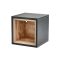 Milano Bexley - Modern Single Wall Hung Open Storage Unit - 300mm x 300mm - Choice of Finish and LED Light