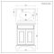 Milano Thornton - 635mm Traditional Vanity Unit with Basin - Choice of Finish and Handles