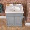 Milano Thornton - 635mm Traditional Vanity Unit with Basin - Choice of Finish and Handles