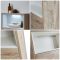 Milano Bexley - Light Oak Open Shelf 600mm WC Unit (Excluding Pan)