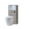 Milano Bexley - 600mm WC Unit with Brunswick Back to Wall Toilet - Choice of Finish and LED Light
