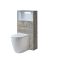 Milano Bexley - 600mm WC Unit with Brunswick Back to Wall Toilet - Choice of Finish and LED Light