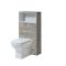 Milano Bexley - 600mm WC Unit with Dalton Back to Wall Toilet - Choice of Finish and LED Light