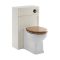 Milano Thornton - Traditional WC Unit with Richmond Back to Wall Toilet - Choice of Finish and Seat