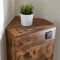 Milano Lurus - Modern Corner WC Unit with Farington Back to Wall Toilet - Choice of Finish