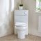 Milano Lurus - Modern Corner WC Unit with Ballam Back to Wall Toilet - Choice of Finish