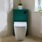 Milano Lurus - Modern Corner WC Unit with Luxus Japanese Bidet Back to Wall Toilet - Choice of Finish