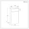 Milano Lurus - Modern Corner WC Unit (Excluding Pan) - Choice of Finish