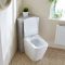 Milano Lurus - Modern Corner WC Unit with Longton Back to Wall Toilet - Choice of Finish