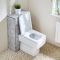 Milano Lurus - Modern 500mm WC Unit with Farington Toilet - Choice of Finish