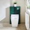 Milano Lurus - Modern 500mm WC Unit with Elswick Toilet - Choice of Finish
