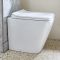 Milano Lurus - Modern 500mm WC Unit with Elswick Toilet - Choice of Finish