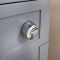 Milano Aston - Light Grey Traditional 500mm WC Unit with Richmond Toilet