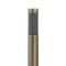 Milano Clarus - Modern Round Hand Shower with Wall Bracket and Integrated Outlet Elbow - Aged Gold